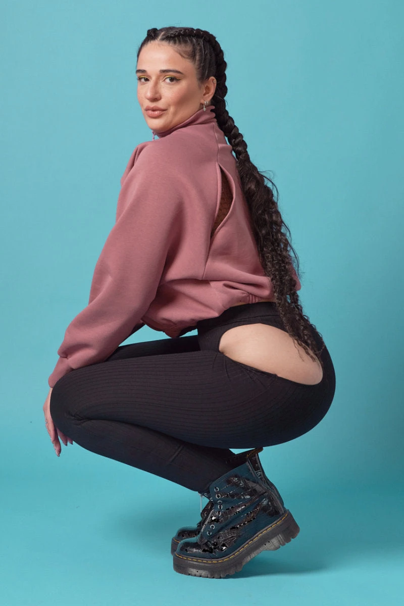 HotCakes Polewear Voyeur Leggings - Black - Image 3