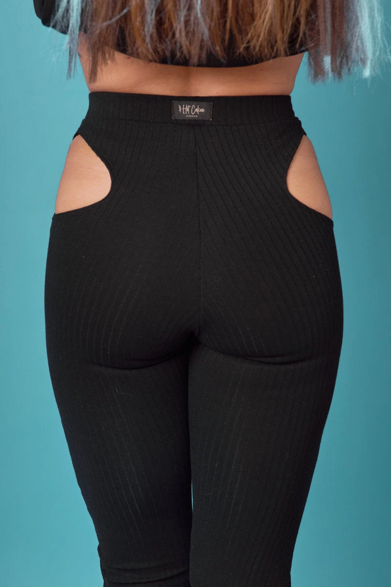 HotCakes Polewear Voyeur Leggings - Black - Image 6