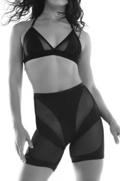 Rolling Stellar Biker Shorts - Black