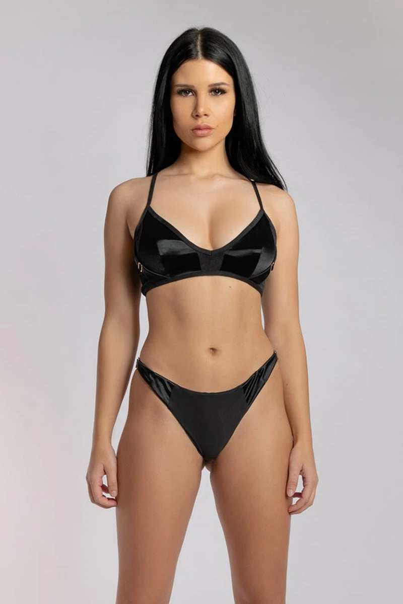 CXIX Aphrodite Brazilian Bottoms - Black - Image 8