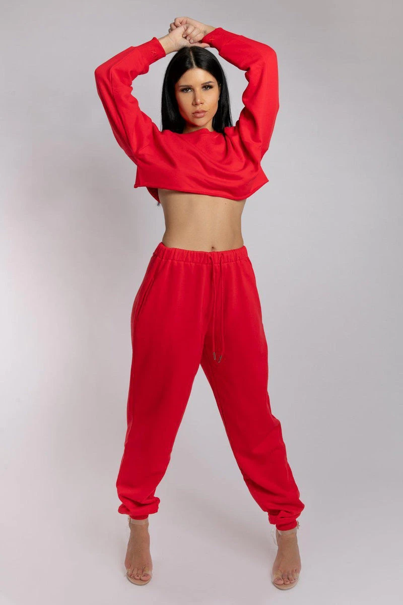 CXIX Oversized Cropped Jumper - JalapeƱo - Image 7