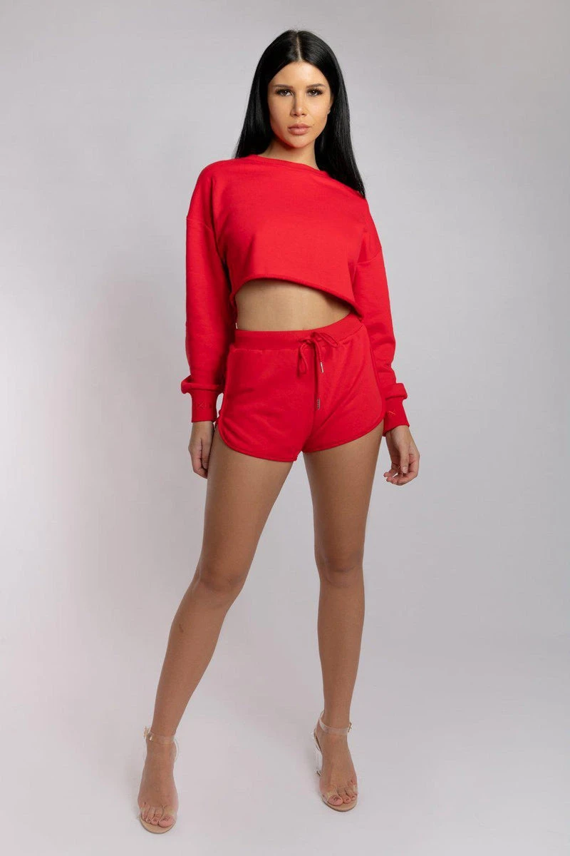 CXIX Oversized Cropped Jumper - JalapeƱo - Image 8