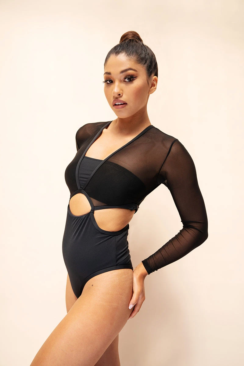 Lunalae Diana Bodysuit - Recycled Black - Image 6
