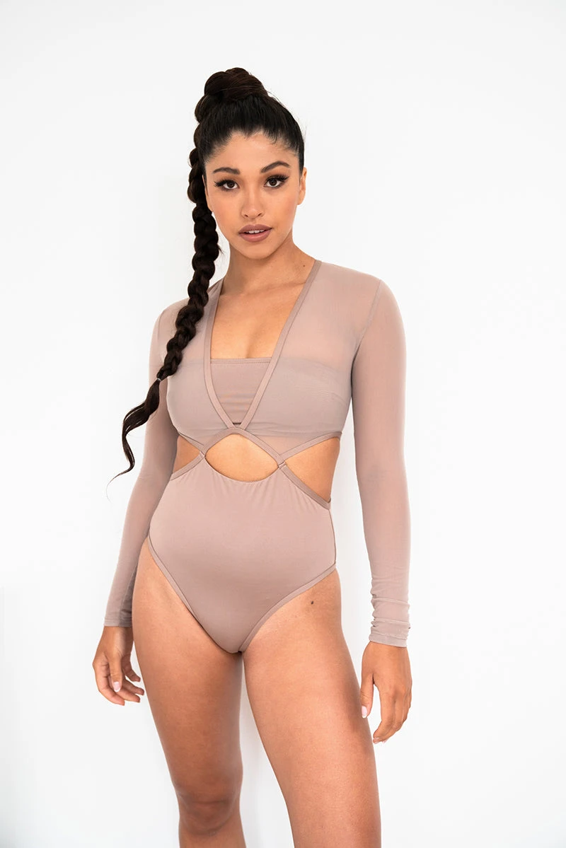 Lunalae Diana Bodysuit - Recycled Mocha - Image 9