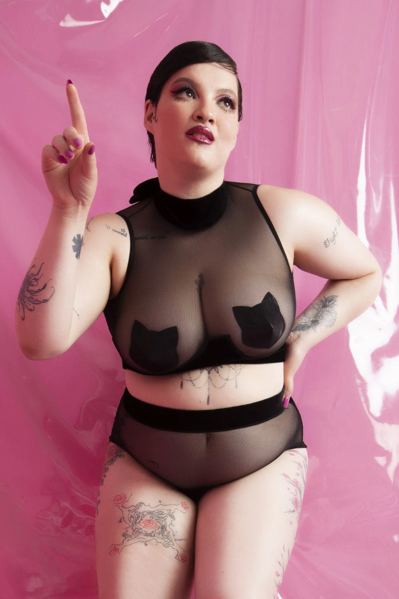 Rolling Gigi Top - Black - Image 4