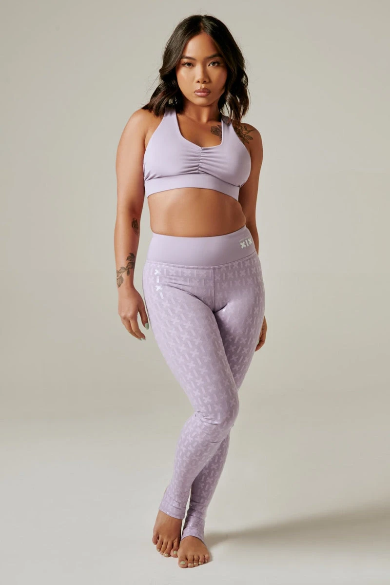 CXIX Gecko Grip Leggings - Lilac - Image 4