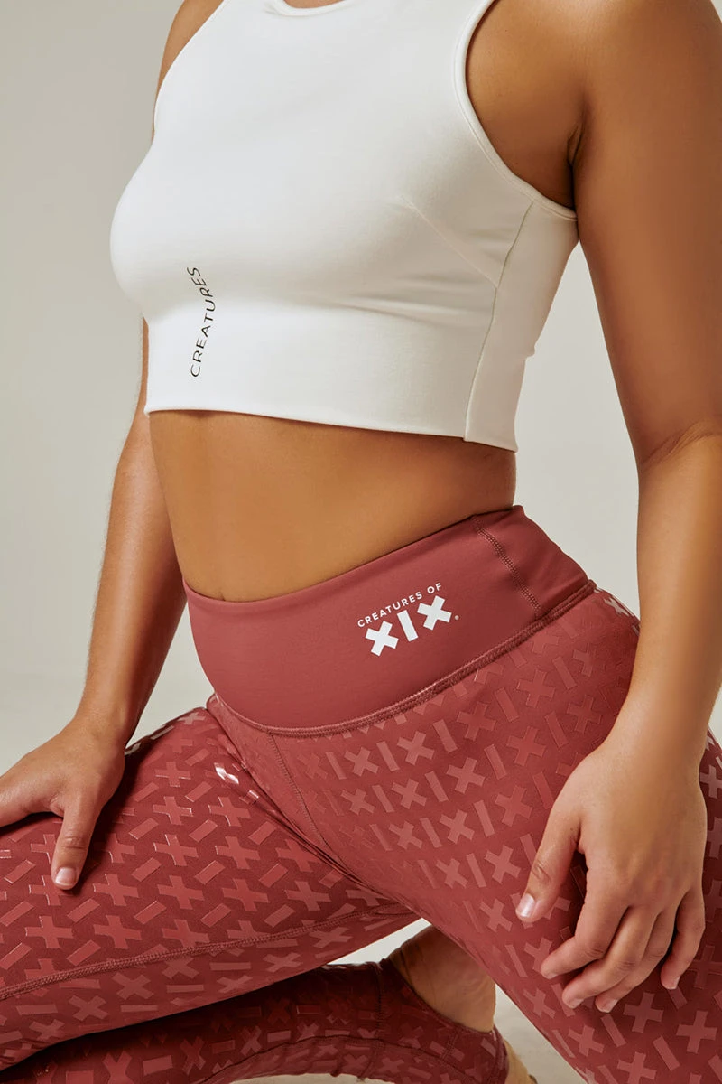 CXIX Gecko Grip Leggings - Mauve - Image 3