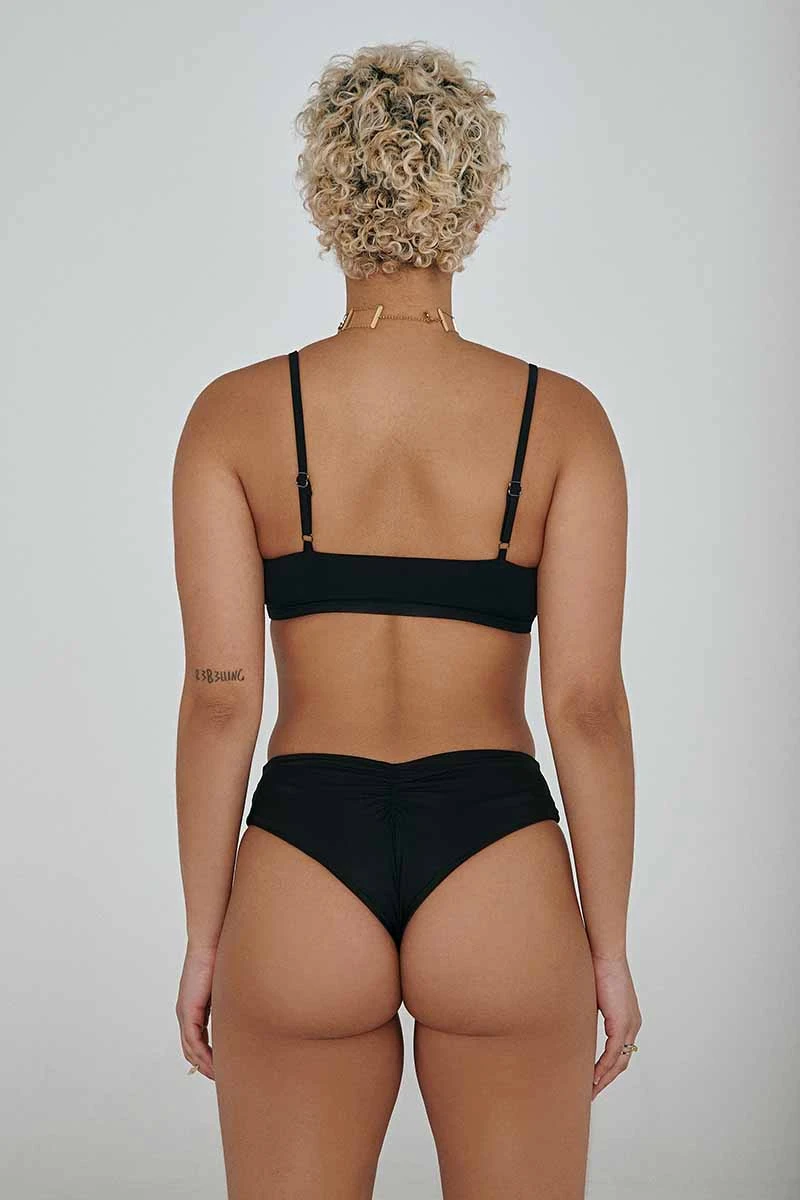 CXIX The Hills Bottoms - Ribbed Black - Image 2