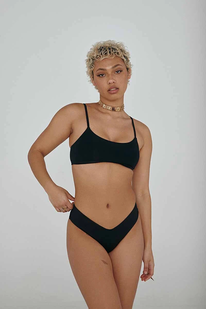 CXIX The Hills Bottoms - Ribbed Black - Image 4