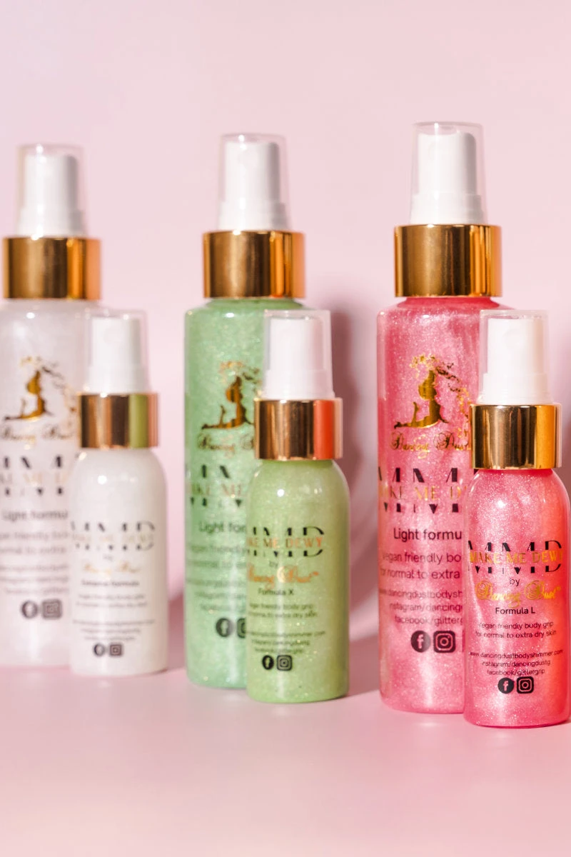 Dancing Dust Make Me Dewy Light - Pink (100ml) - Image 3