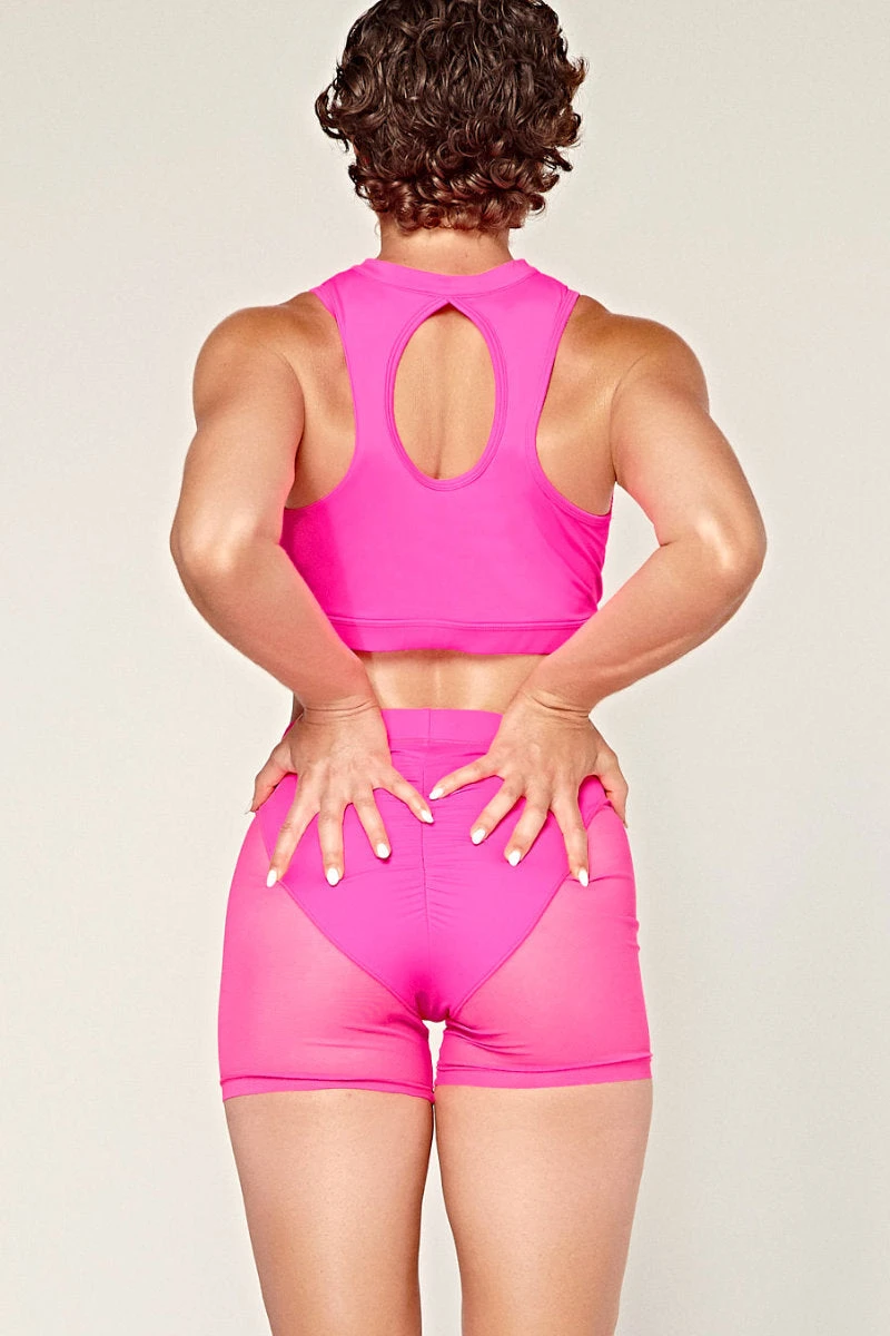 CXIX Dollhaus Sports Bra - Barbie Pink - Image 2