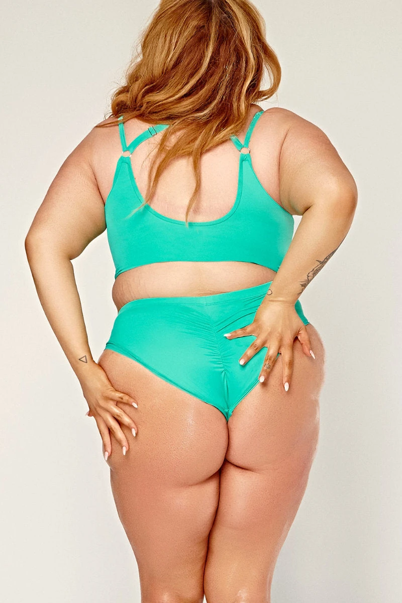 CXIX Dollhaus Choker Top - Aqua - Image 2