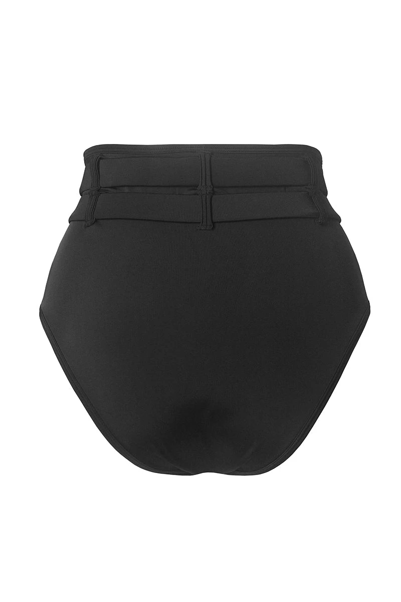 Hamade Activewear High Waisted Buckle Bottoms - Black - Image 4
