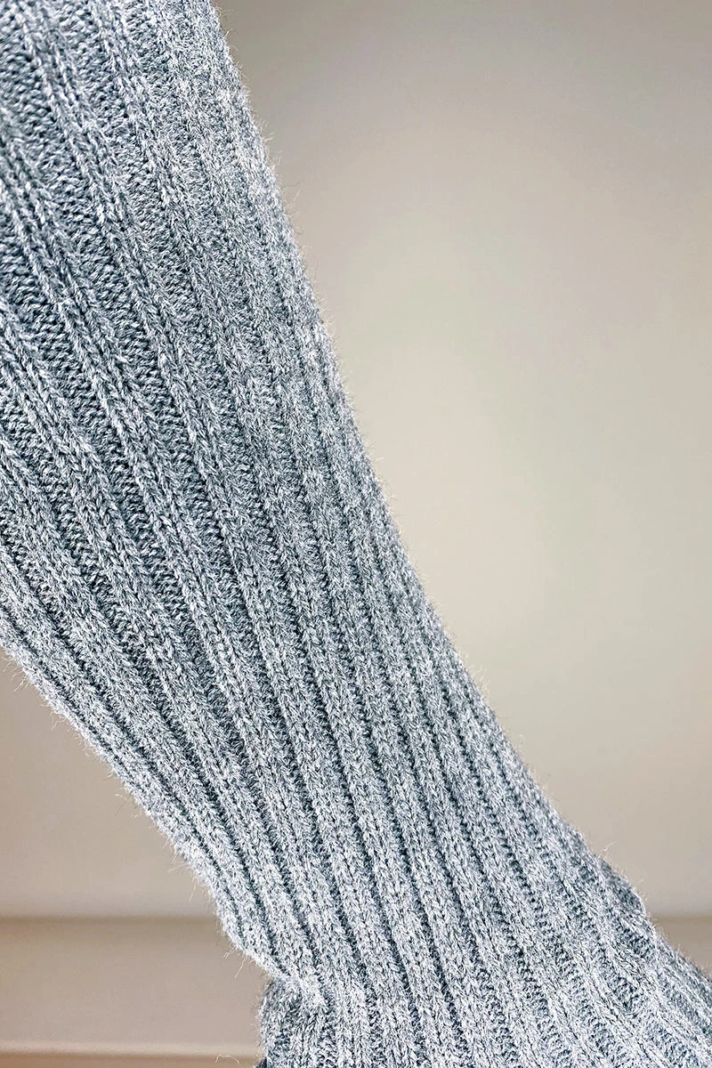 Thigh High Legwarmers - Grey - Image 5