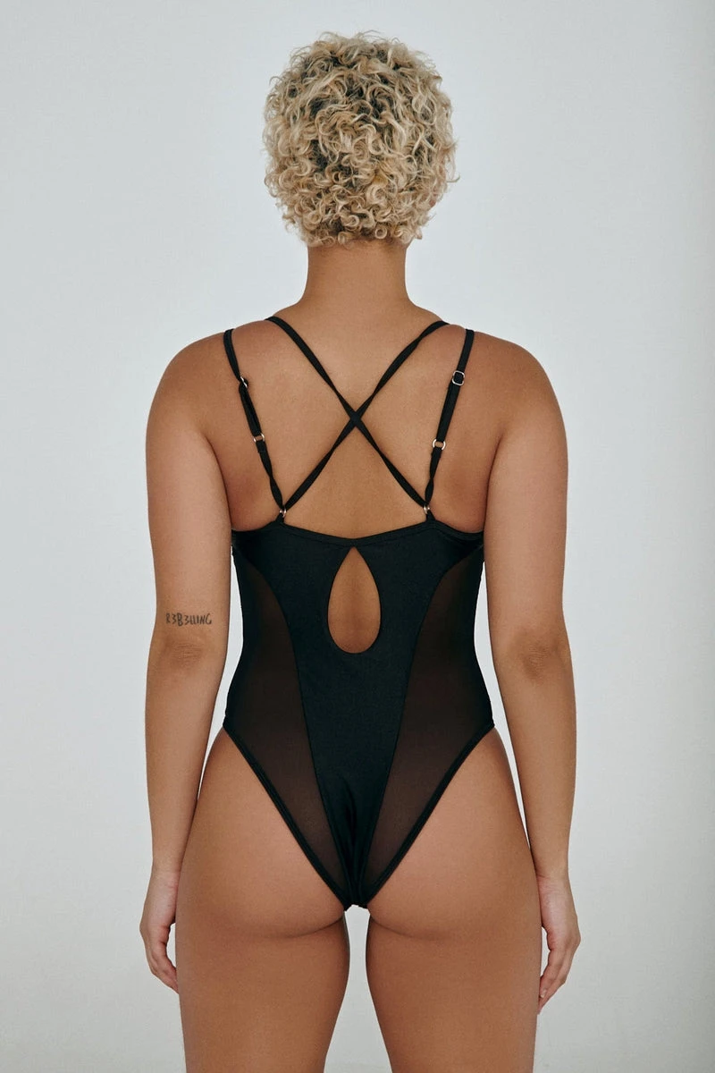 CXIX Classique Bodysuit - Black - Image 2
