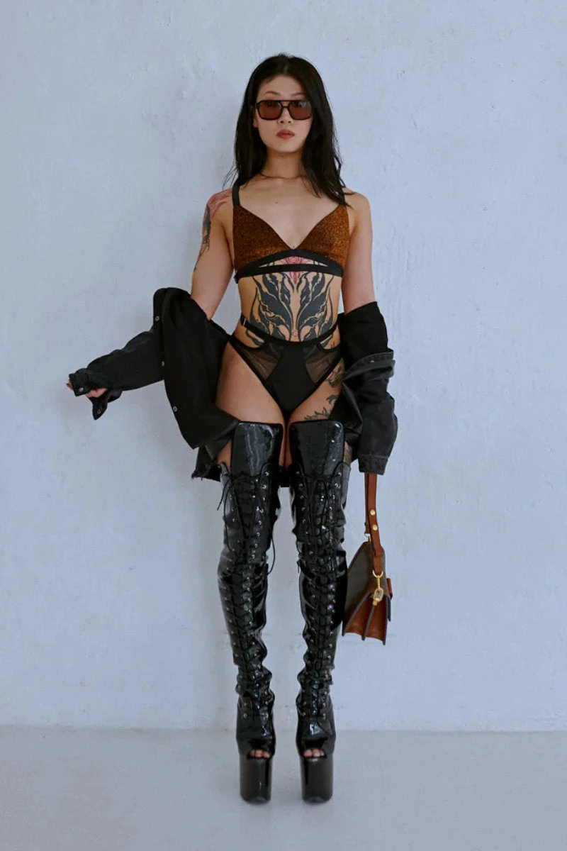 CXIX Cora Triangle Top - Bronze - Image 6