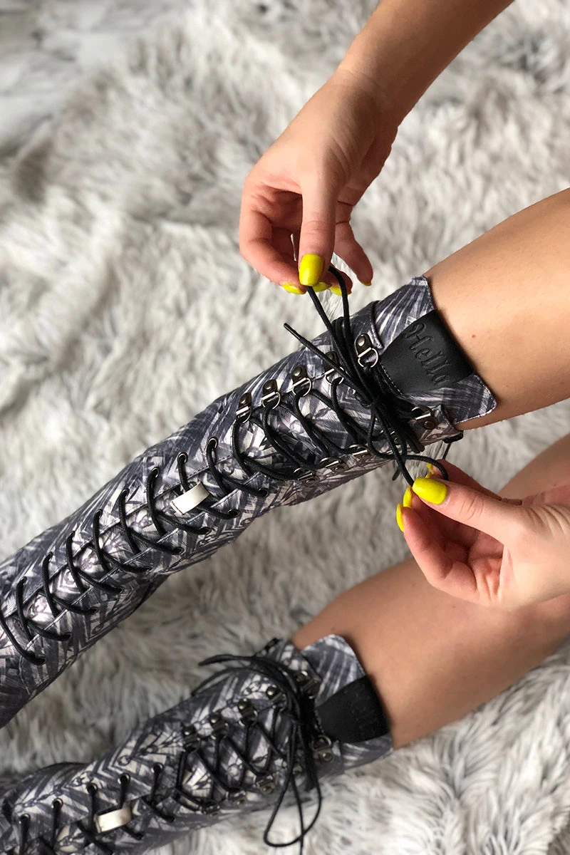 Hella Heels Cult Boots - 8inch - Image 3