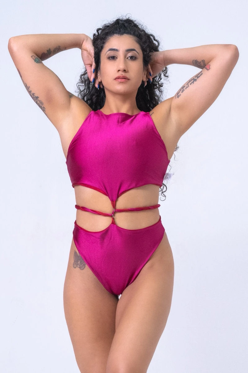 Sorte Infinity Bodysuit - Reversible Poppy Red - Image 10
