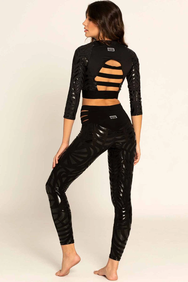 Paradise Chick Superhero Series Extra Sticky Leggings - Aztec - Image 4