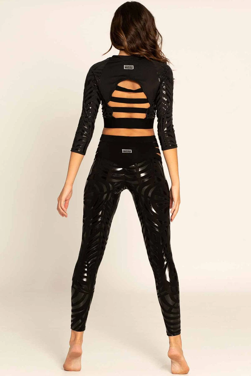 Paradise Chick Superhero Series Extra Sticky Leggings - Aztec - Image 3