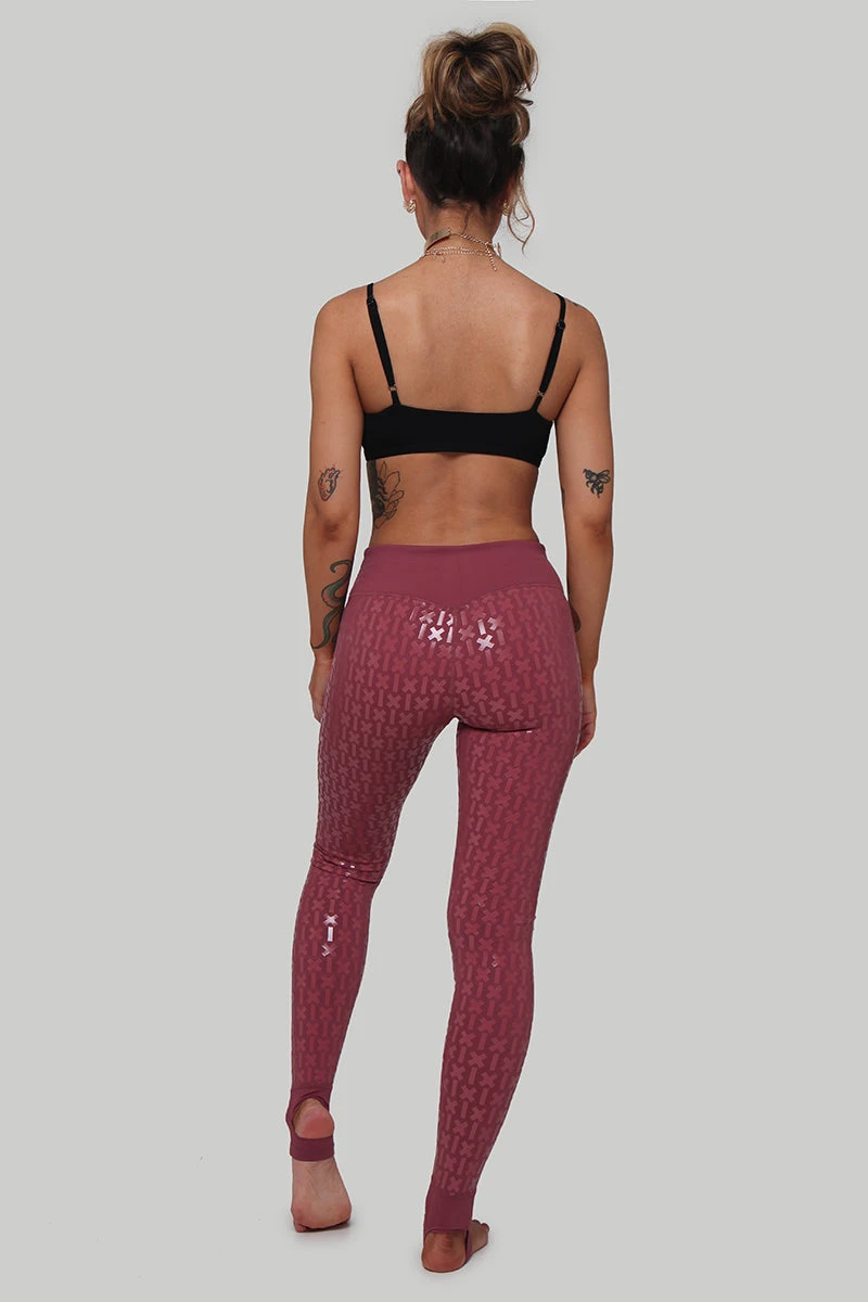 CXIX Gecko Grip Leggings - Mauve - Image 5
