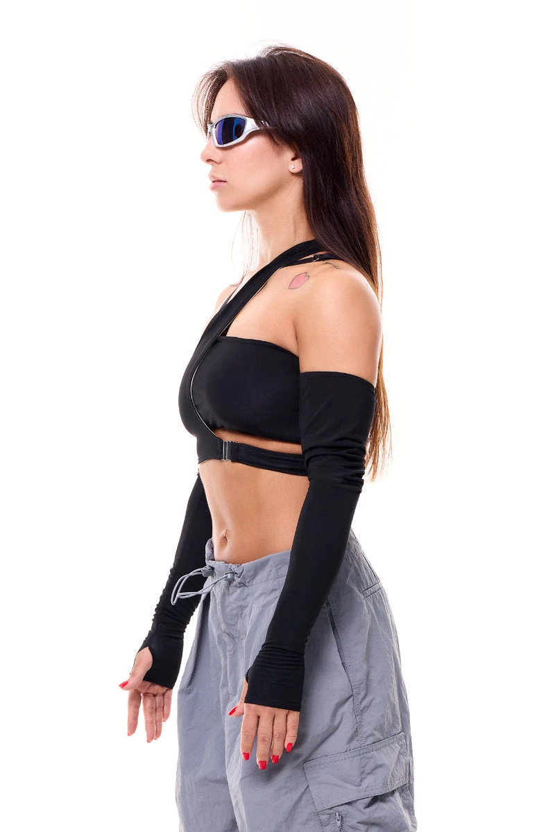 MÆD Kitana Top - Matte Black - Image 3