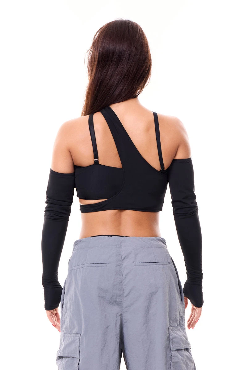 MÆD Kitana Top - Matte Black - Image 2