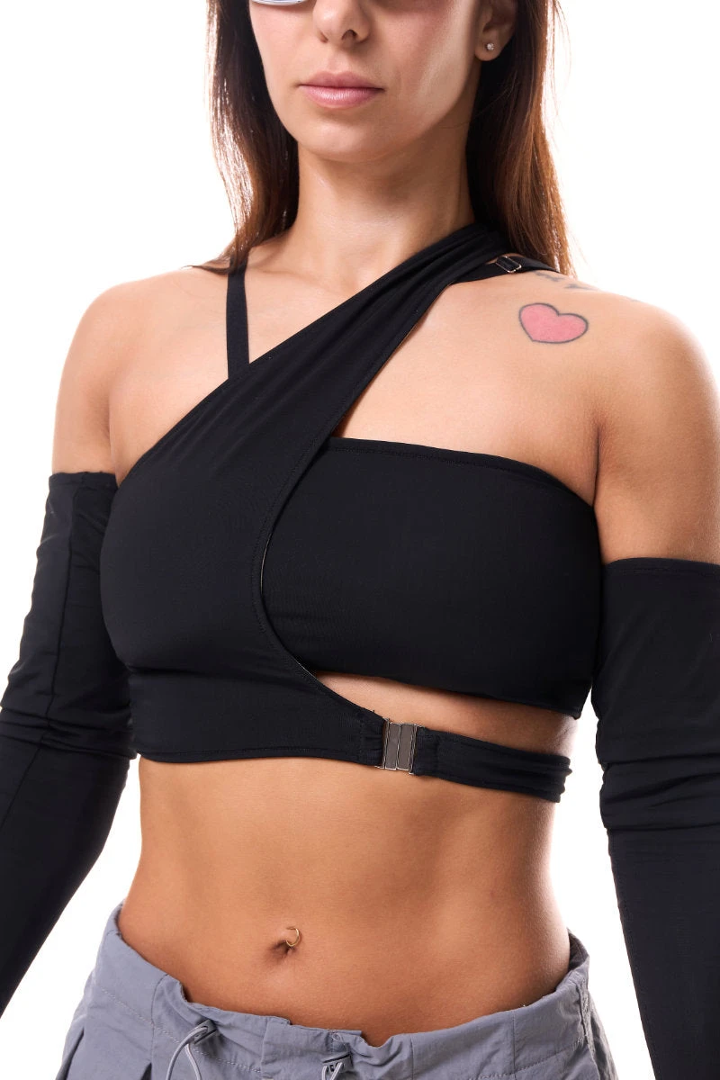 MÆD Kitana Top - Matte Black - Image 4