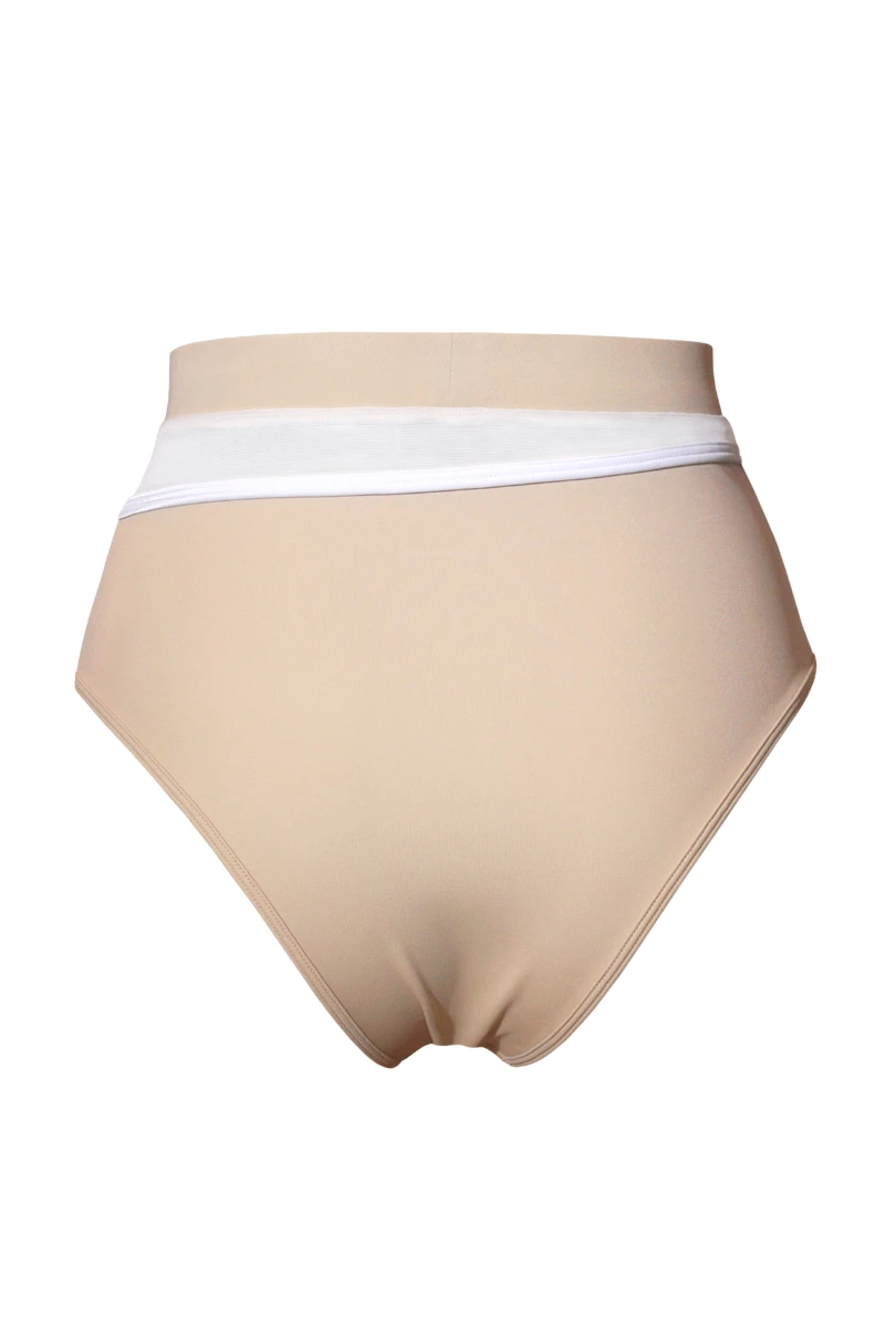 Hamade Activewear High Cut Bottoms - Beige - Image 7