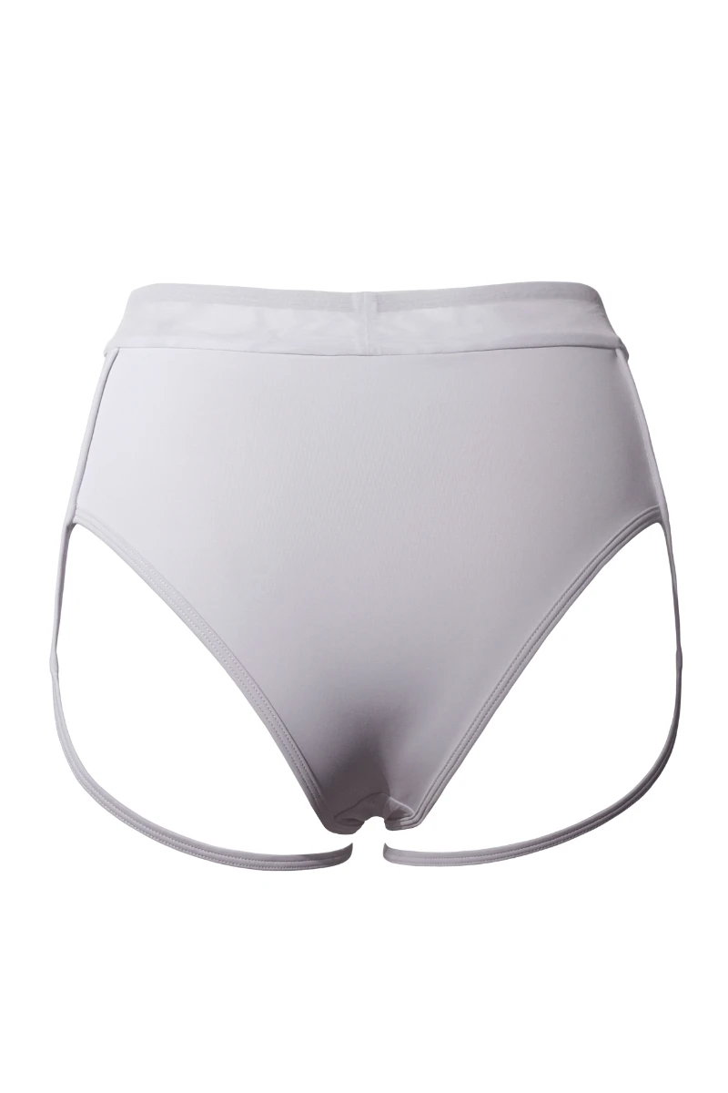Hamade Activewear Mesh-side Garter Bottoms - Light Grey - Image 6