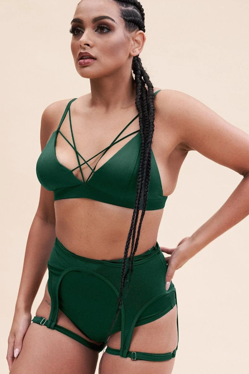 Lunalae Lily Top - Recycled Moss Green - Image 3