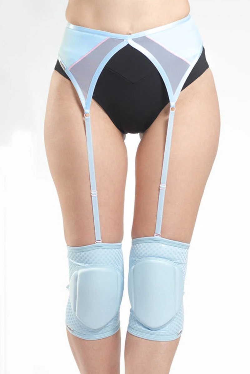 Queen Garter Belt - Sweet Blue - Image 5