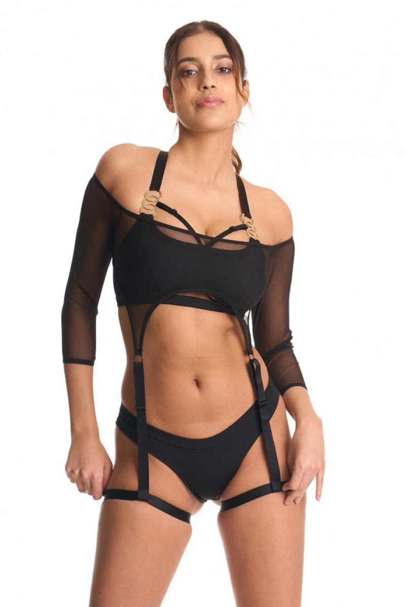Bandurska Risk Top -Mesh Black - Image 4
