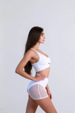REV ACTIV Pleasure Mesh Shorts - White